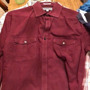 Men’s express button down